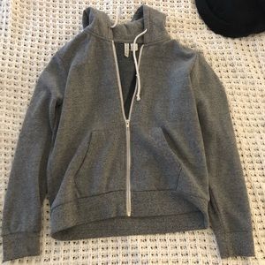 Zip up sweatshirt